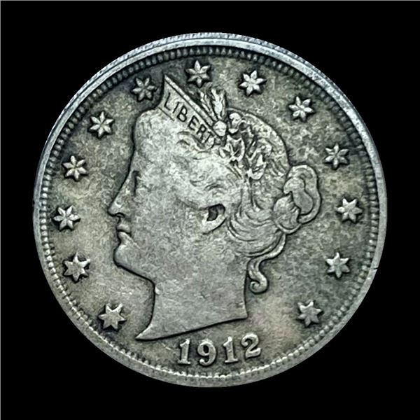 1912-S Liberty Head Nickel LIGHTLY CIRCULATED