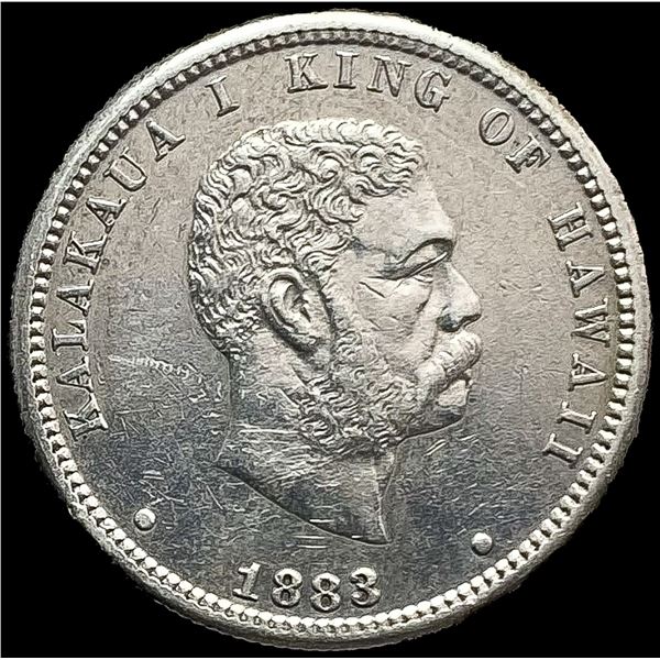 1883 Hawaii Quarter CLOSELY UNCIRCULATED