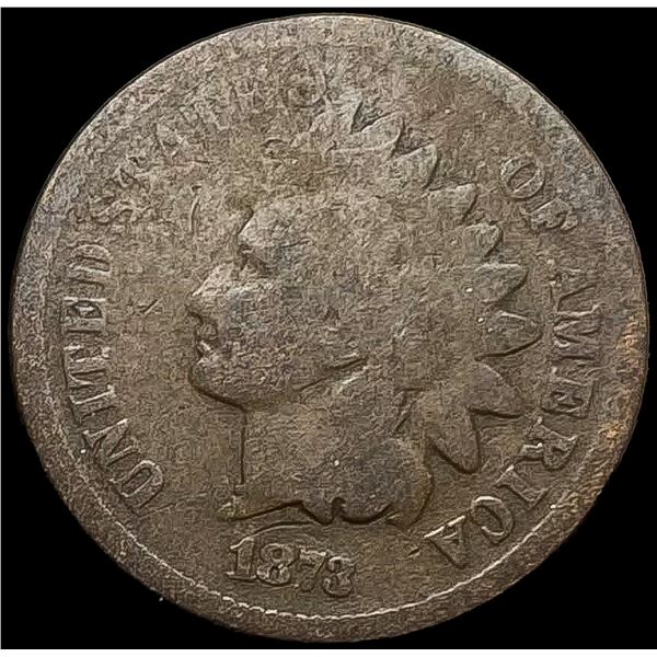 1873 Indian Head Cent NICELY CIRCULATED