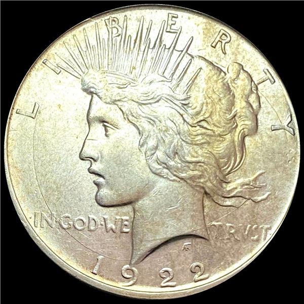 1922-D Peace Dollar ABOUT UNCIRCULATED