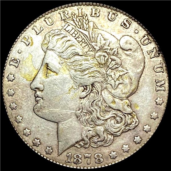 1878 Rev of 79 Morgan Silver Dollar ABOUT UNCIRCULATED