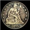 Image 1 : 1875 Seated Liberty Quarter LIGHTLY CIRCULATED
