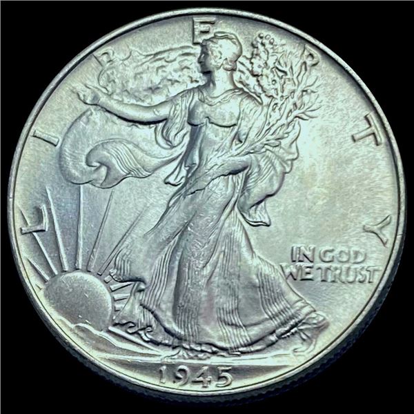 1945 Walking Liberty Half Dollar CHOICE BU