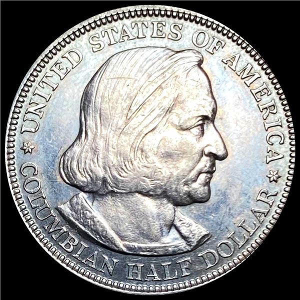 1892 Columbian Half Dollar ABOUT UNCIRCULATED