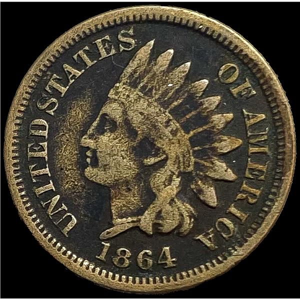 1864 Indian Head Cent NICELY CIRCULATED