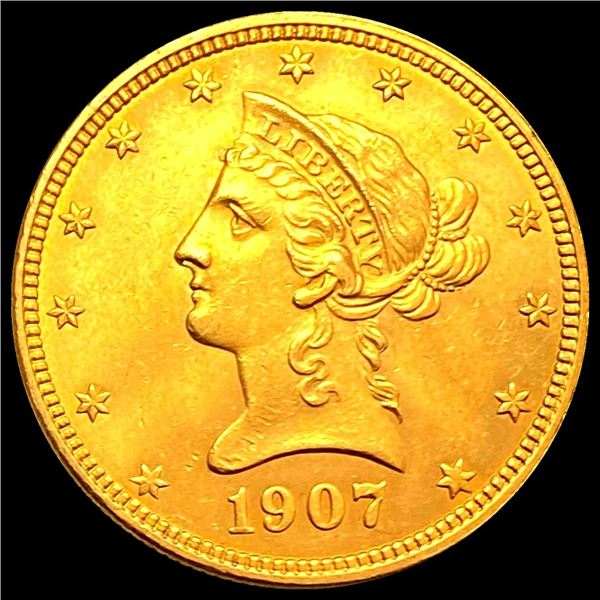 1907 Liberty Head Eagle $10 UNCIRCULATED