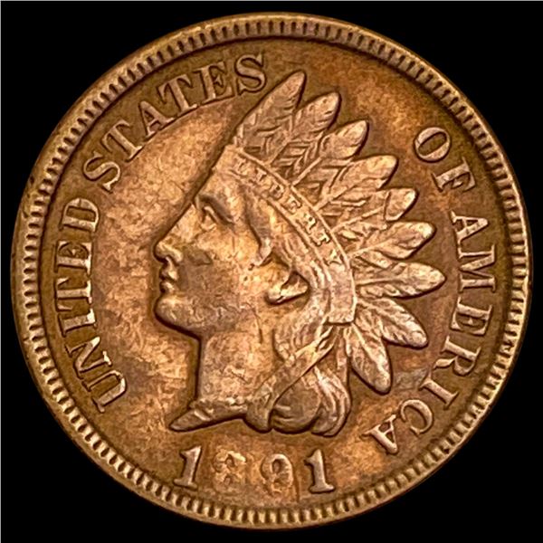 1891 Indian Head Cent CLOSELY UNCIRCULATED CLOSELY UNCIRCULATED