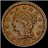 Image 1 : 1847 Braided Hair Large Cent CLOSELY UNCIRCULATED CLOSELY UNCIRCULATED
