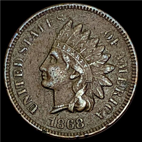 1868 Indian Head Cent NEARLY UNCIRCULATED NEARLY UNCIRCULATED