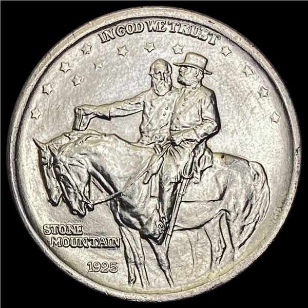 1925 Stone Mountain Half Dollar CHOICE BU CHOICE BU