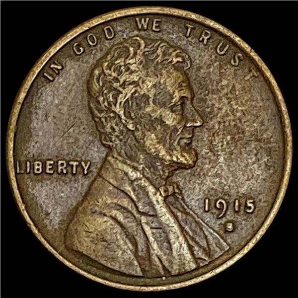 1915-S Lincoln Wheat Cent LIGHTLY CIRCULATED LIGHTLY CIRCULATED