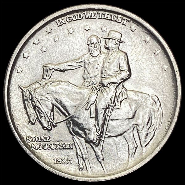 1925 Stone Mountain Half Dollar CHOICE BU CHOICE BU