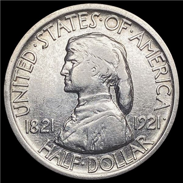 1921 Missouri Centennial Half Dollar NEARLY UNCIRC NEARLY UNCIRCULATED