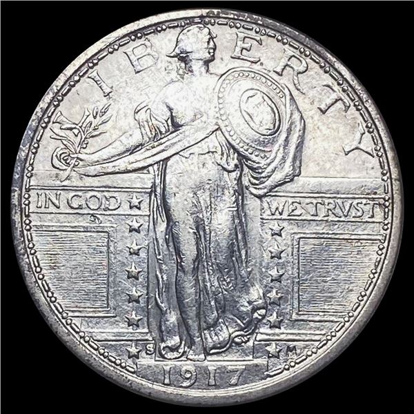 1917-S Standing Liberty Quarter CLOSELY UNCIRCULAT CLOSELY UNCIRCULATED