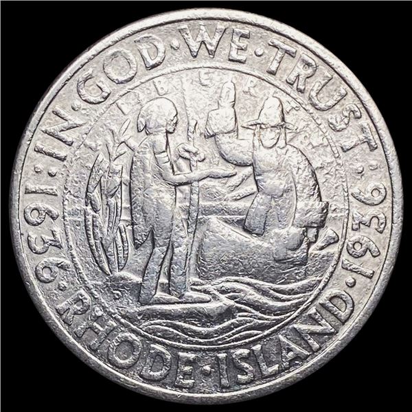 1936 Rhode Island Half Dollar CLOSELY UNCIRCULATED CLOSELY UNCIRCULATED