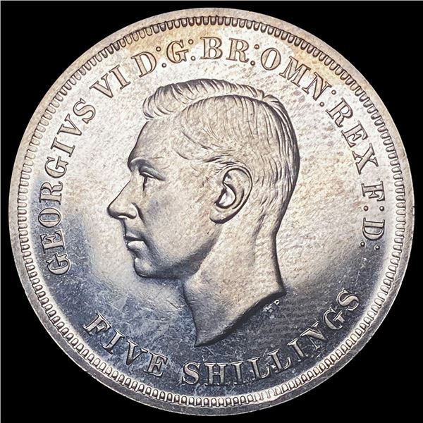 1951 UK Crown Five Shillings GEM BU