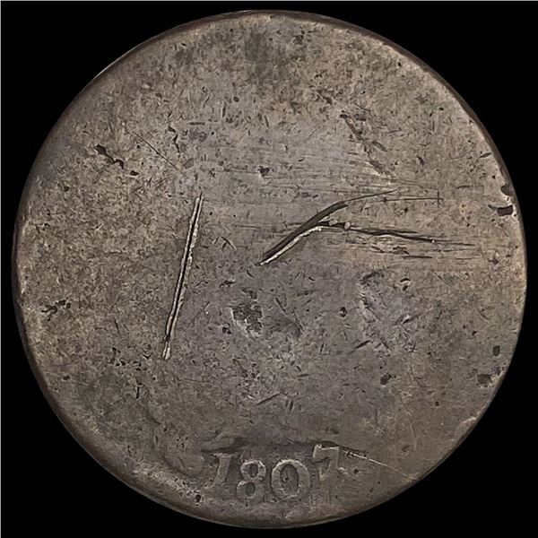 1807/6 Draped Bust Large Cent NICELY CIRCULATED