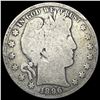 Image 1 : 1896 Barber Half Dollar NICELY CIRCULATED