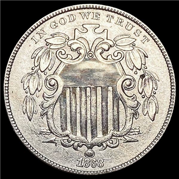 1868 Shield Nickel CLOSELY UNCIRCULATED