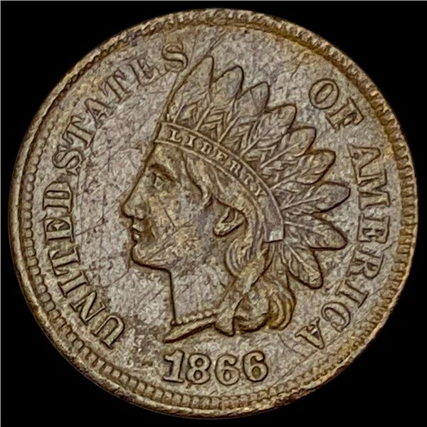 1866 Indian Head Cent CLOSELY UNCIRCULATED