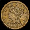 Image 1 : 1857 Braided Hair Large Cent CLOSELY UNCIRCULATED CLOSELY UNCIRCULATED