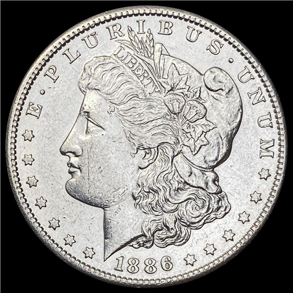 1886-S Morgan Silver Dollar CHOICE AU