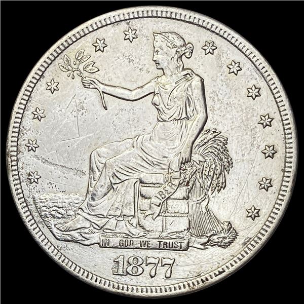 1877-S Trade Dollar CLOSELY UNCIRCULATED