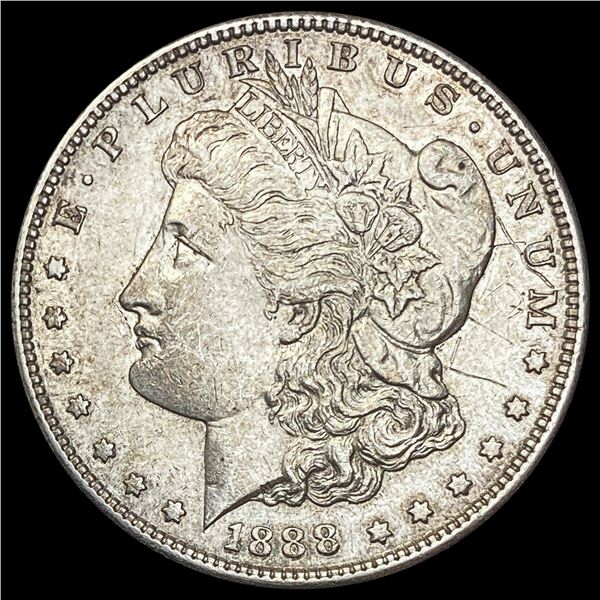 1888-S Morgan Silver Dollar CHOICE AU