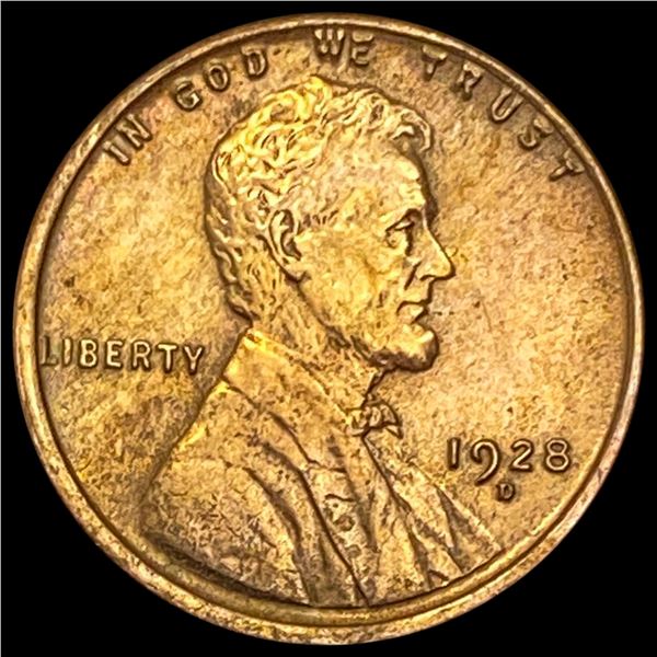 1928-D Lincoln Wheat Cent CHOICE BU