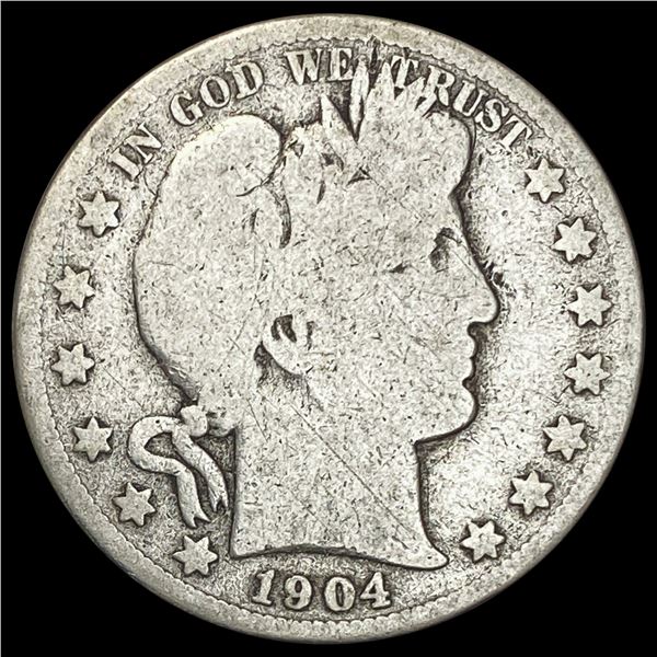 1904-S Barber Half Dollar NICELY CIRCULATED