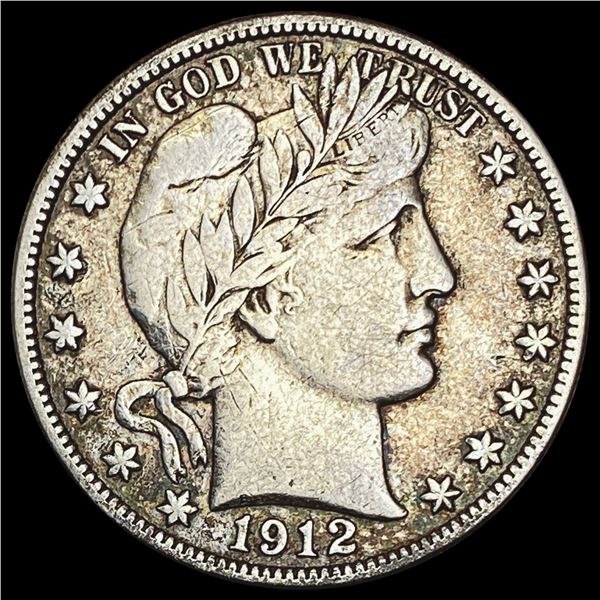 1912-D Barber Half Dollar LIGHTLY CIRCULATED