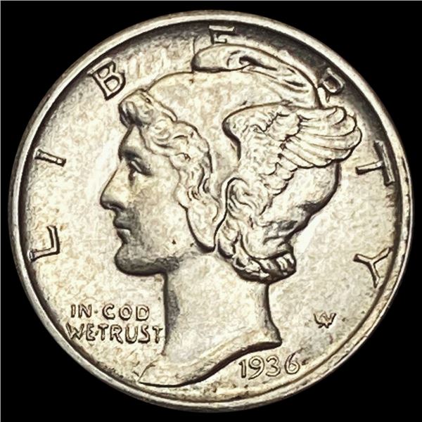 1936-S Mercury Dime CHOICE BU