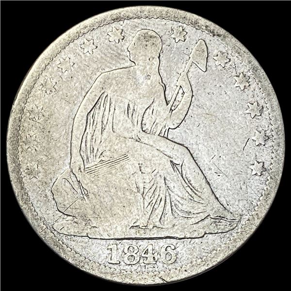 1846-O Seated Liberty Half Dollar NICELY CIRCULATE NICELY CIRCULATED