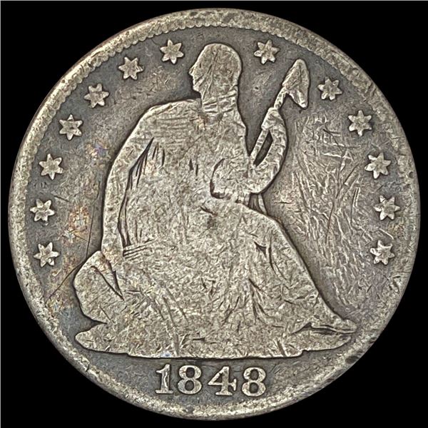 1848-O Seated Liberty Half Dollar NICELY CIRCULATE NICELY CIRCULATED