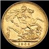 Image 2 : 1900 British Gold Half Sovereign .1178oz AGW UNC UNCIRCULATED