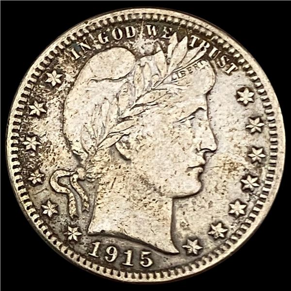 1915-S Barber Quarter CLOSELY UNCIRCULATED