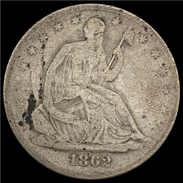 1862-S Seated Liberty Half Dollar NICELY CIRCULATED