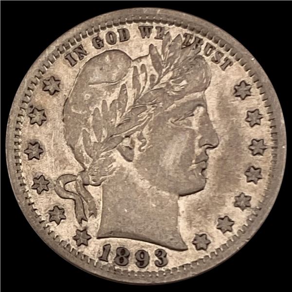 1893 Barber Quarter CLOSELY UNCIRCULATED