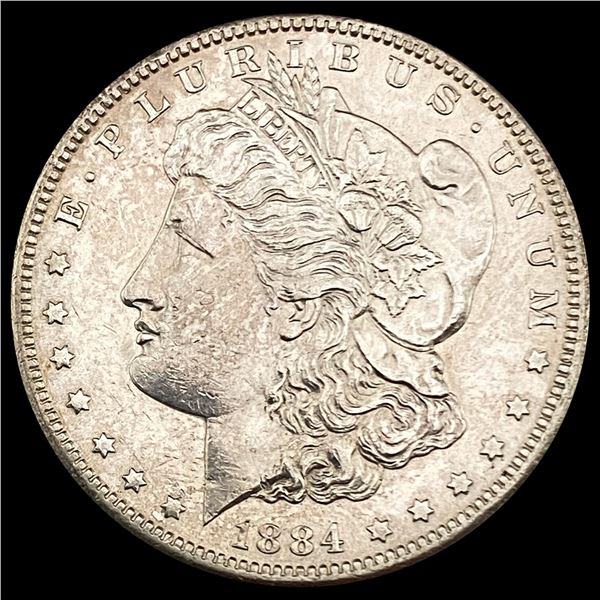 1884-S Morgan Silver Dollar CHOICE AU