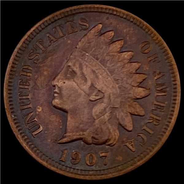 1907 Indian Head Cent CHOICE AU