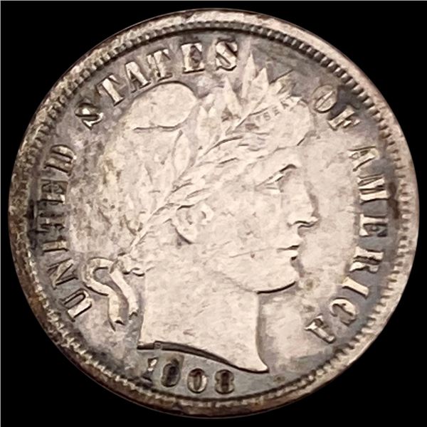1908-S Barber Dime CLOSELY UNC