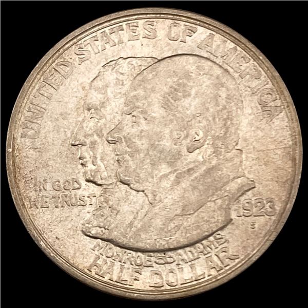 1923-S Monroe Doctrine Half Dollar CLOSELY UNCIRCULATED