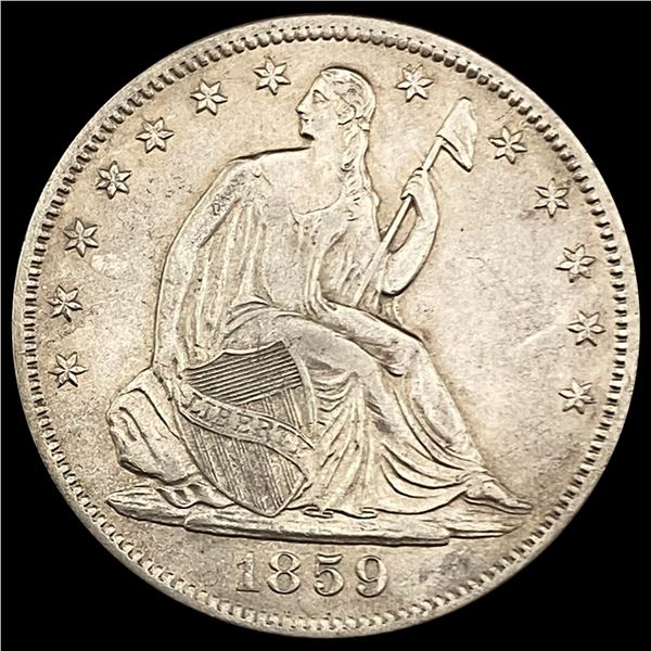 1859-S Seated Liberty Half Dollar UNCIRCULATED