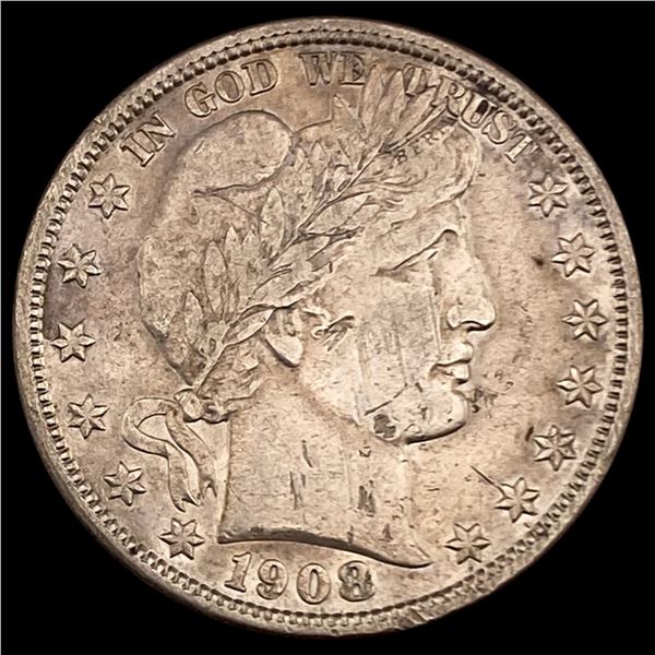 1908-D Barber Half Dollar HIGH GRADE