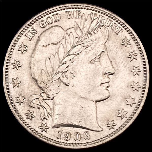 1906-S Barber Half Dollar UNCIRCULATED