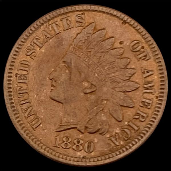 1880 Indian Head Cent CLOSELY UNCIRCULATED