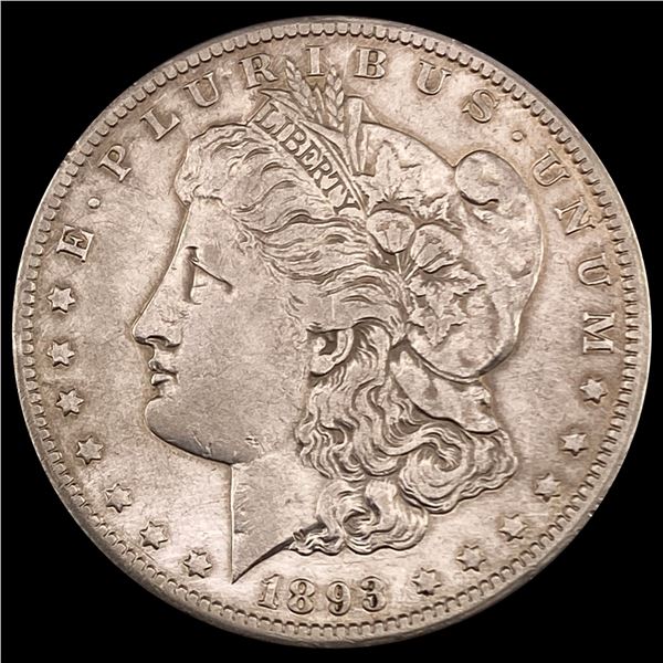 1893-CC Morgan Silver Dollar CLOSELY UNCIRCULATED CLOSELY UNCIRCULATED