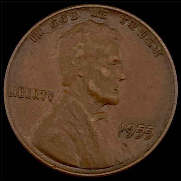 1955/1955 Double Die Wheat Cent UNCIRCULATED