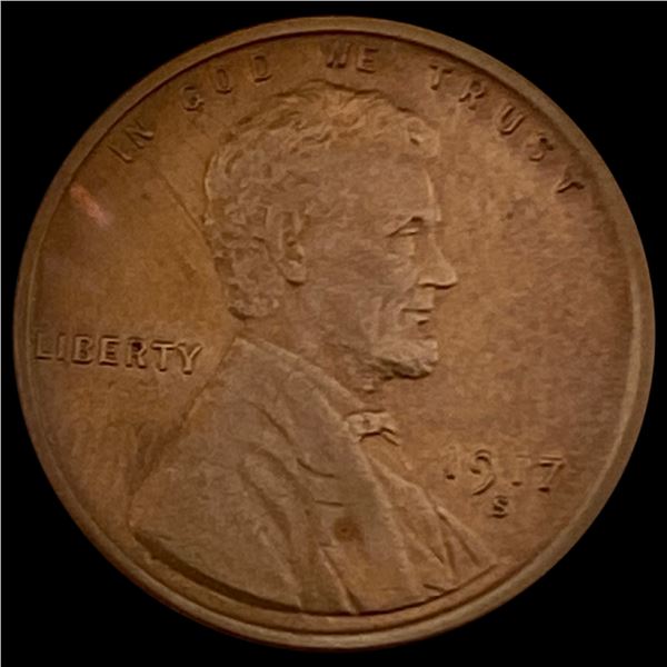 1917-S Lincoln Wheat Cent UNCIRCULATED