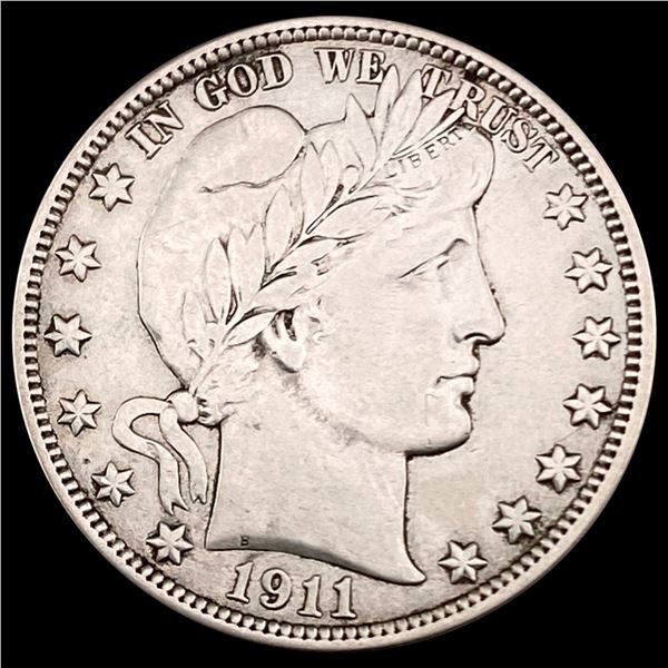 1911-S Barber Half Dollar CLOSELY UNCIRCULATED